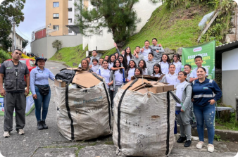 Jornada educativa sobre cuidado ambiental y separación de residuos